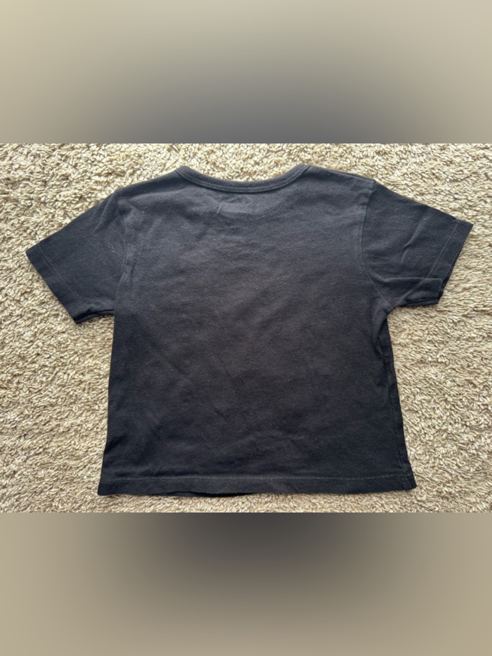 12–18M The Children’s Place “Raised By An Awesome Mama” Black Graphic Tee - Picture 2 of 4